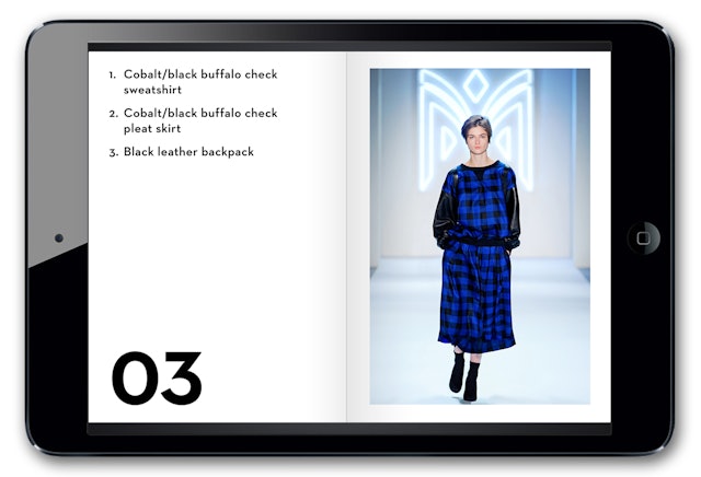 Digital look book.