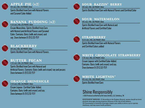 12 Days of Moonshine Minis Holiday Pack view 2