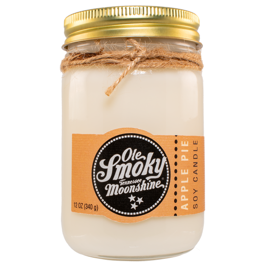 12oz MASON JAR CANDLE - APPLE PIE