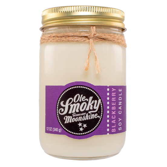 12oz MASON JAR CANDLE - BLACKBERRY