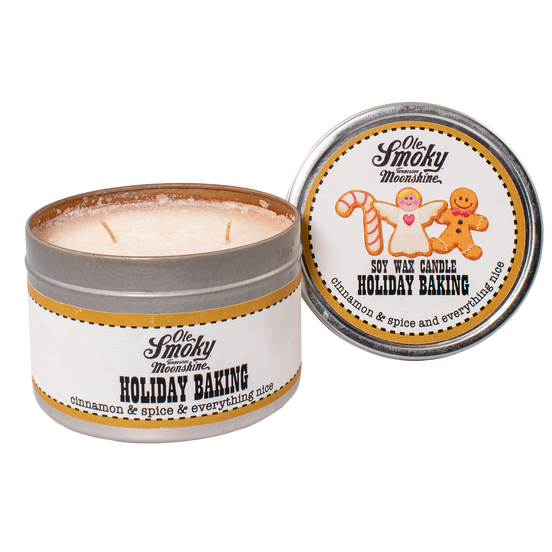 16oz TIN CANDLE - HOLIDAY BAKING