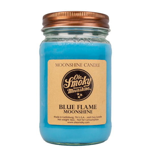 Blue Flame Soy Candle