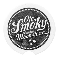 CAR MOONSHINE LOGO COASTER - BLACK