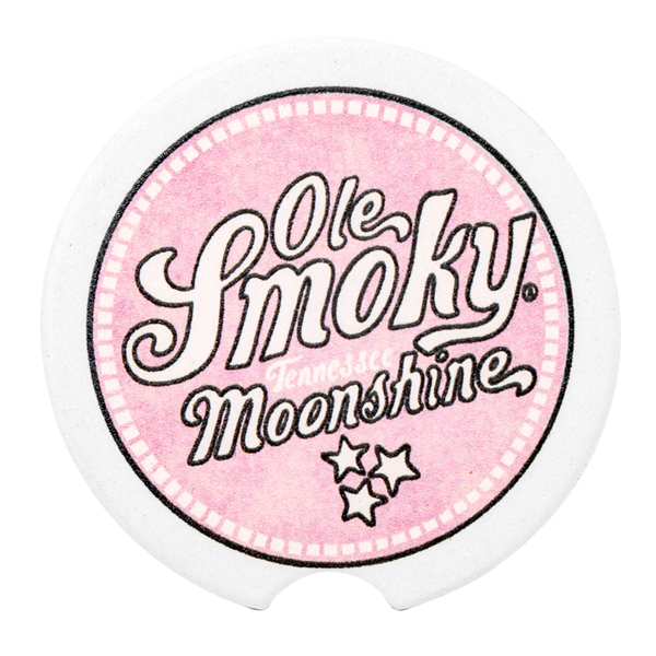 CAR MOONSHINE LOGO COASTER - PINK, view 1
