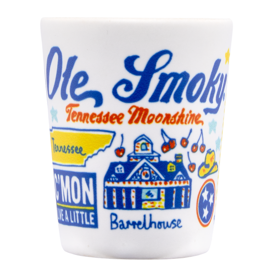OLE SMOKY ICON SHOT GLASS view 1