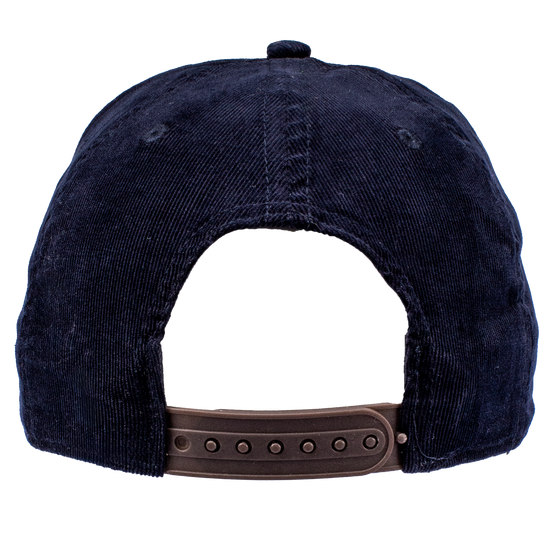 JOR CORDUROY HAT - NAVY/BROWN view 2