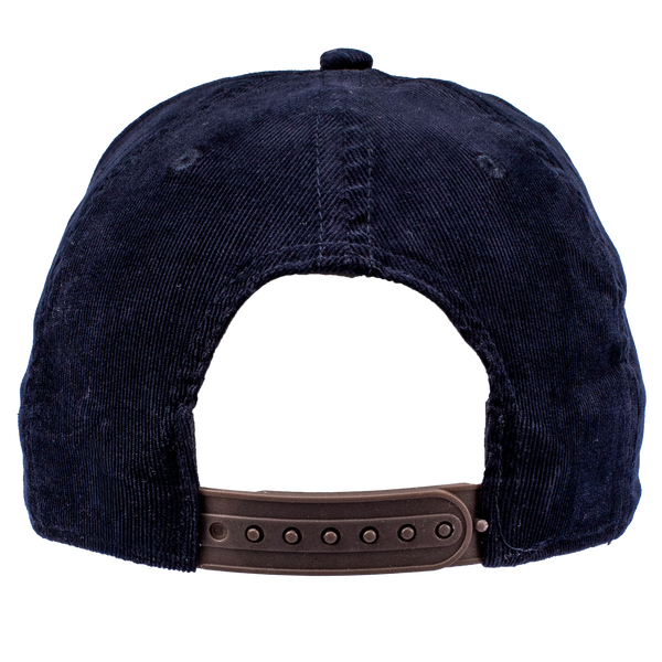 JOR CORDUROY HAT - NAVY/BROWN, view 2