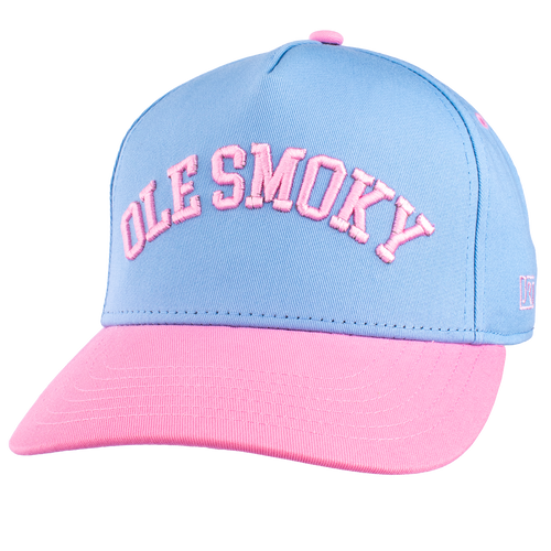 ARCH TEXT HAT - BLUE/PINK