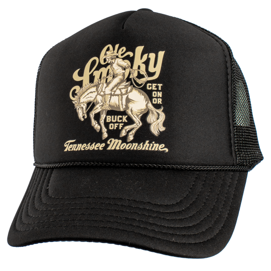SKELETON COWBOY FOAM TRUCKER HAT view 1