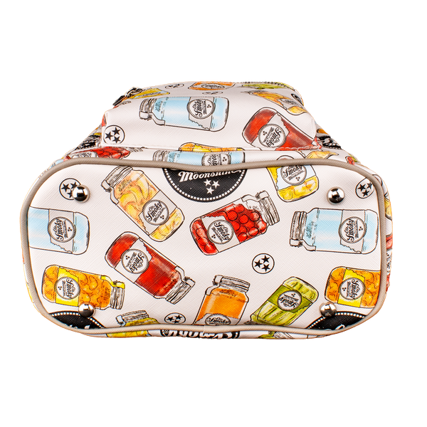 LEATHER MINI JARS BACKPACK, view 3