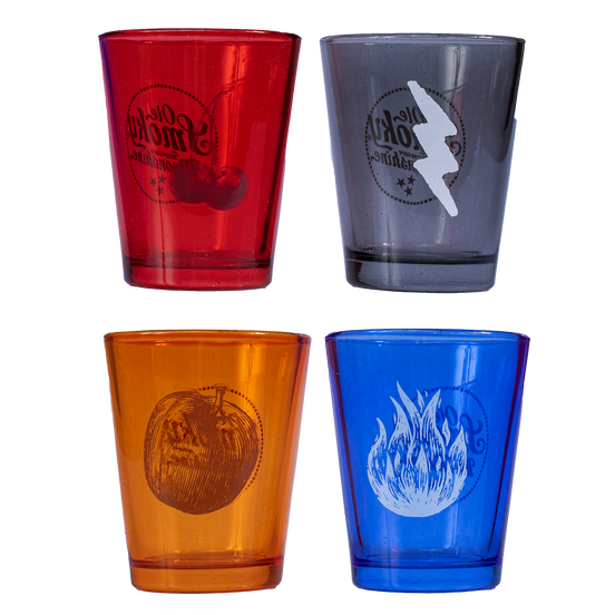 4 PACK FLAVOR ICONS SHOT GLASS SET view 1