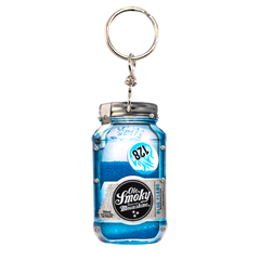 BLUE FLAME JAR FLOATER KEYCHAIN
