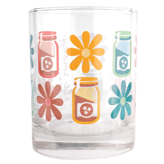 BOOZE AND BLOOMS ROCKS GLASS view 2