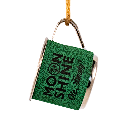 LEATHERETTE MINI CUP ORNAMENT - Green