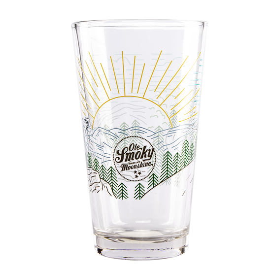 LINEWORK PINT GLASS view 1