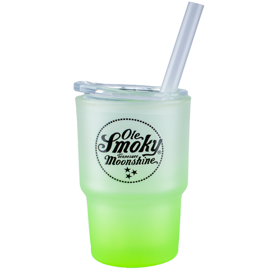 MINI FROSTED GLASS TUMBLER - GREEN