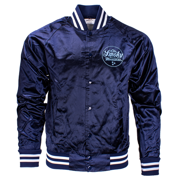 BLUE FLAME SATIN JACKET, view 2