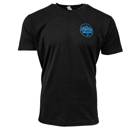 BLUE FLAME TRUCK TEE - BLACK view 2