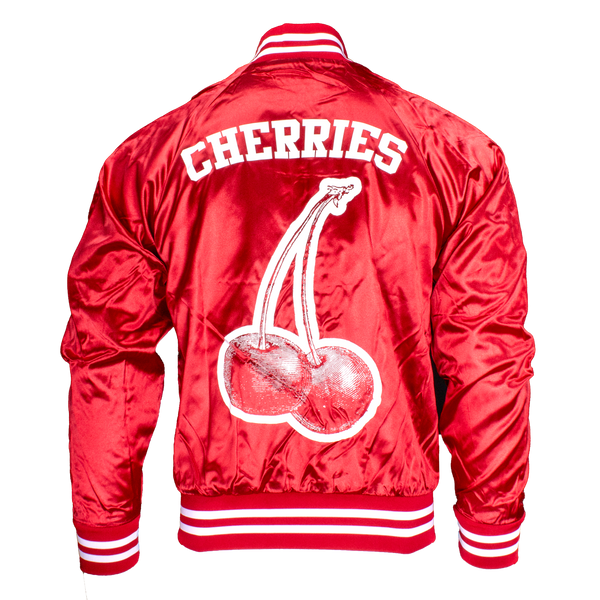 CHERRIES SATIN JACKET, view 1