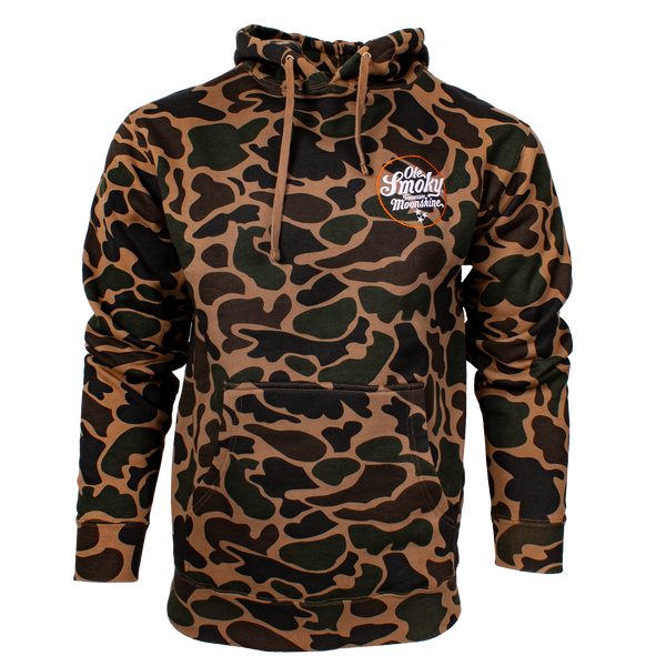 DUCK CAMO EMBROIDERED CIRCLE LOGO HOODIE, view 1