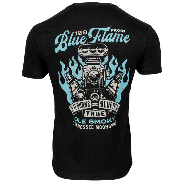 BLUE FLAME ENGINE TEE, view 1