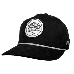Black LOGO ROPE HAT