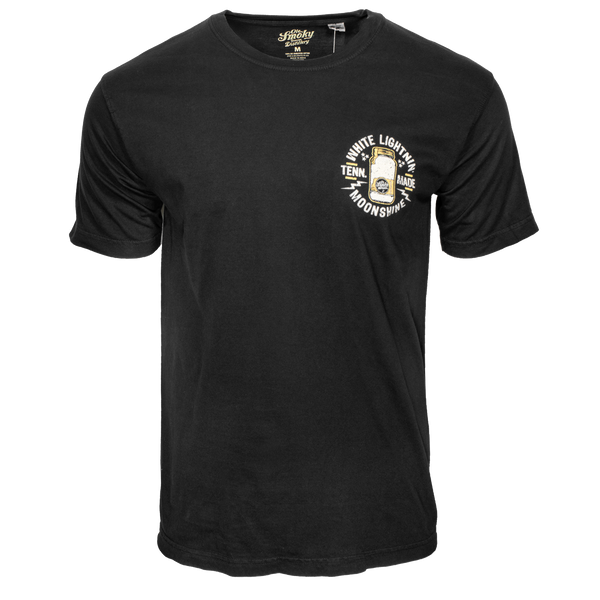 WHITE LIGHTNIN' CIRCLE TEE, view 2