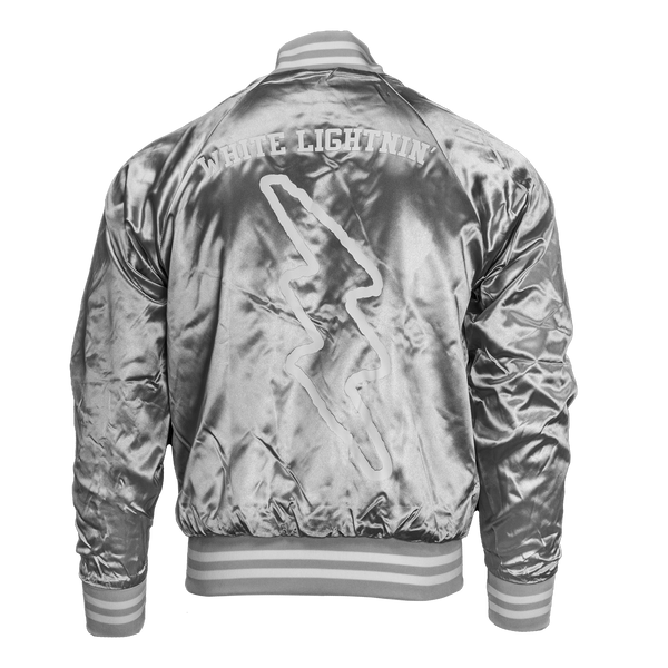 WHITE LIGHTNIN' SATIN JACKET, view 1