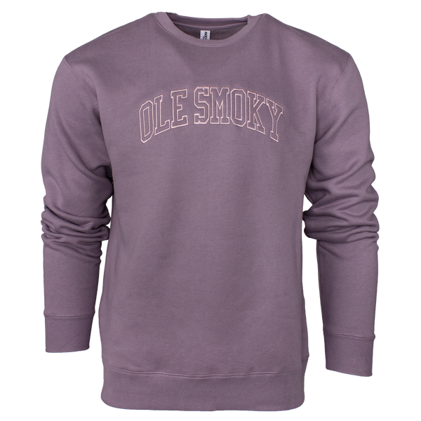 ARCH CREWNECK - PLUM, view 1