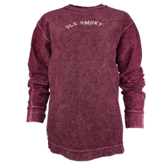 COMFY CORD CREWNECK - BURGUNDY