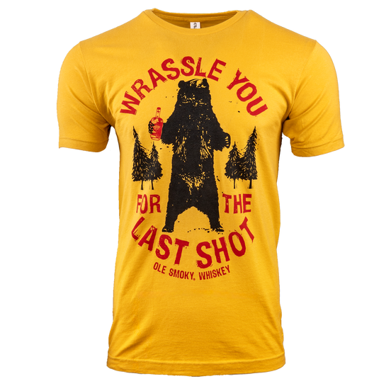 WHISKEY BEAR WRASSLIN TEE view 1