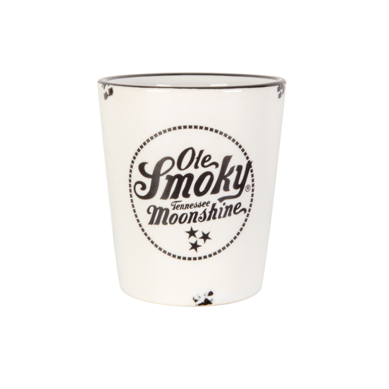 CERAMIC CAMPSITE SHOT GLASS