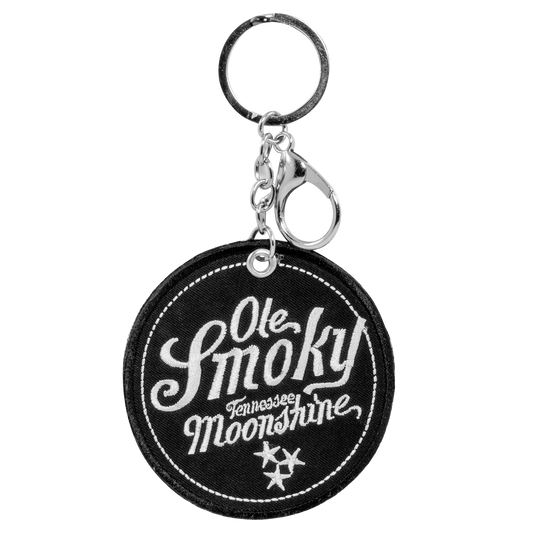 BLACK PATCH KEYCHAIN