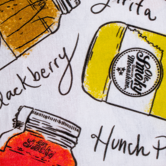 MOONSHINE JARS TEA TOWEL view 2