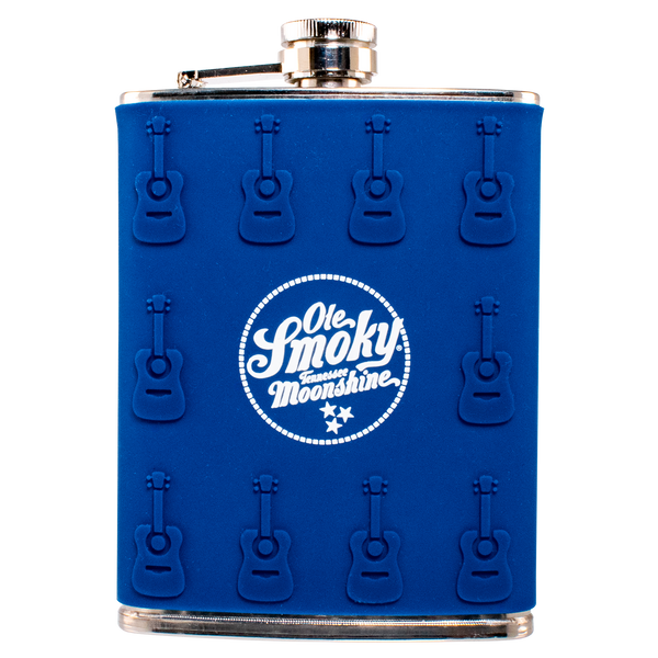 SILICONE GUITAR FLASK - NAVY, view 1