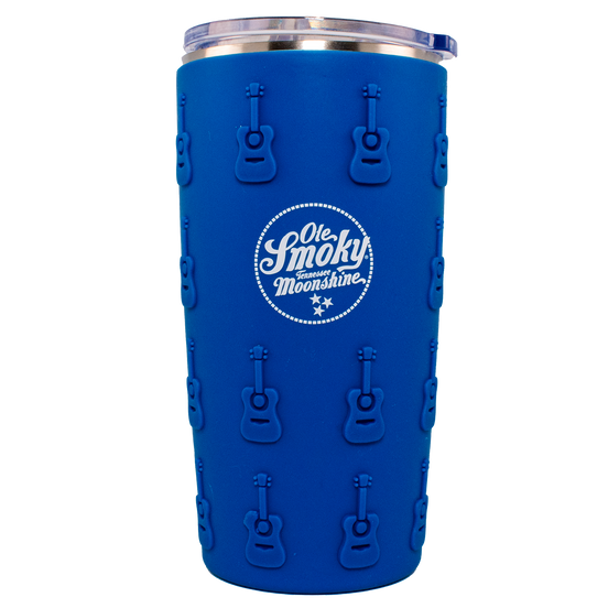 SILICONE GUITAR TUMBLER - NAVY