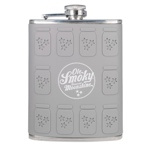 GRAY SILICONE JAR MOLDED FLASK, view 1