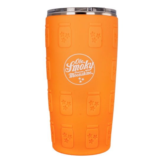 ORANGE SILICONE JAR MOLDED TUMBLER