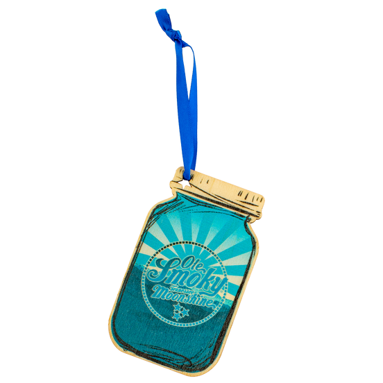 WOODEN MASON JAR ORNAMENT view 1