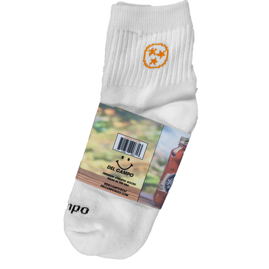 OLE SMOKY CREW SOCKS - ORANGE view 2