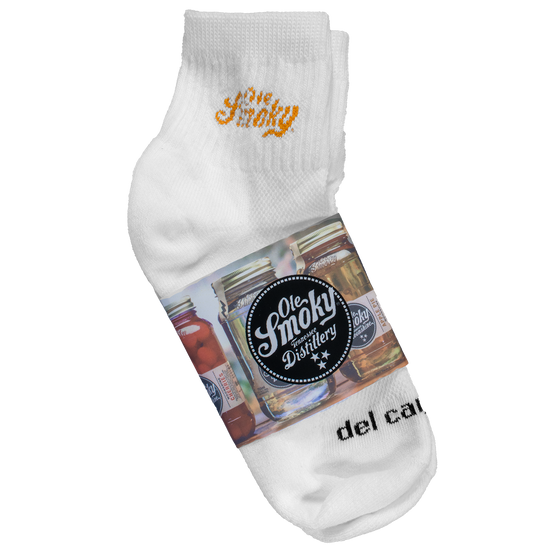 OLE SMOKY CREW SOCKS - ORANGE view 1