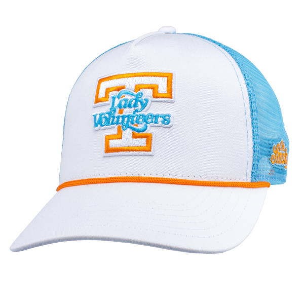 LADY VOLS ROPE HAT - WHITE/BLUE, view 1