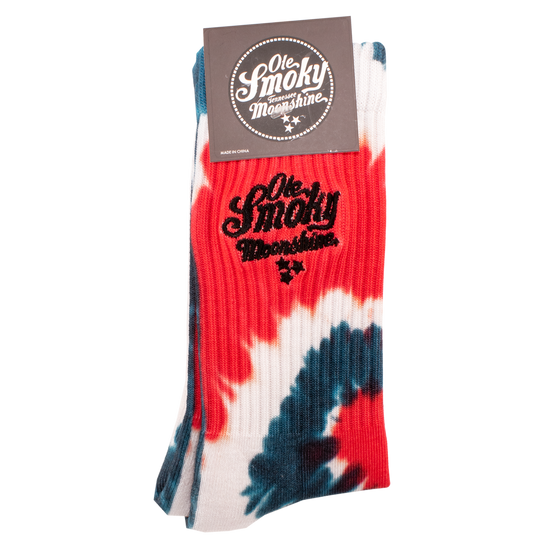 USA TIE DYE ATHLETIC SOCKS