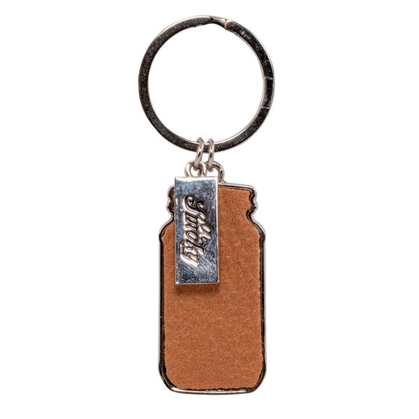 FAUX LEATHER JAR KEYCHAIN, view 1