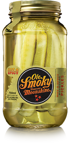 Hot & Spicy Moonshine Pickles