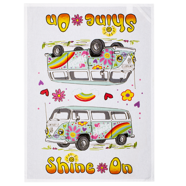 VW VAN SHINE ON TEA TOWEL, view 1