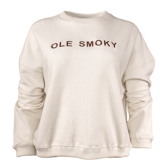 CORDED L/S TEE - NATURAL