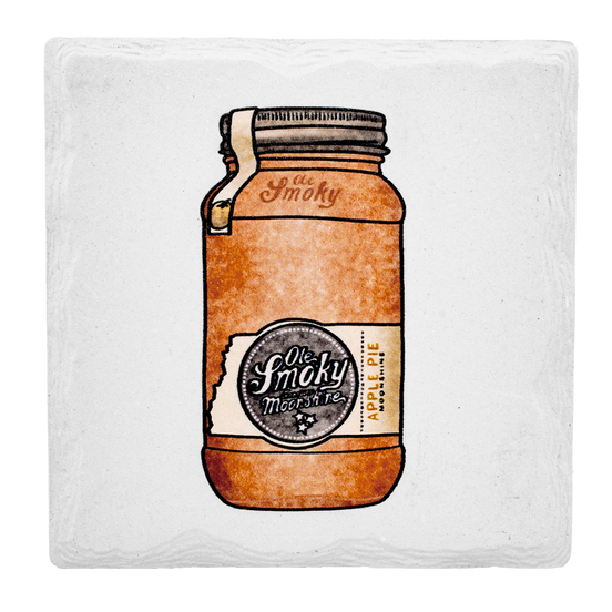 SQUARE COASTER - APPLE PIE