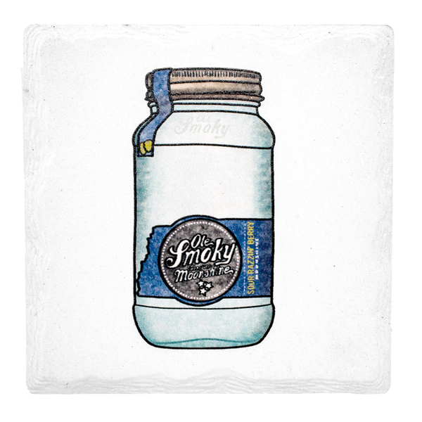 SQUARE COASTER - SOUR RAZZIN' BERRY, view 1