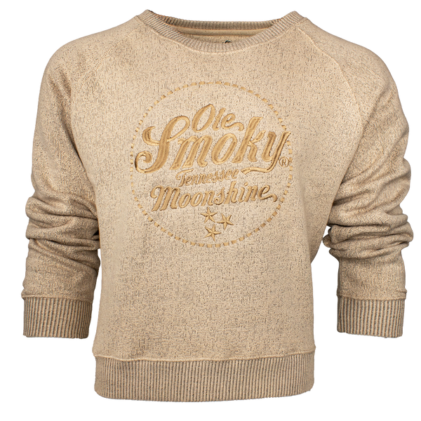 CROP CREWNECK - IVORY, view 1